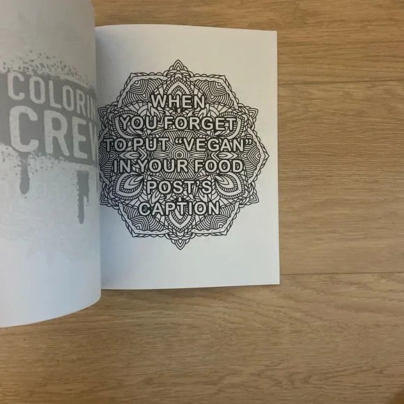 Vegan Problems Colouring Book - Picture 2 of 2